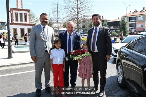 ŞANTİYE AÇILIŞI VE KAYMAKAMIMIZIN VEDASI 